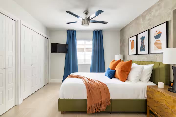 Stylish & Perfect for Families - Guest Bedroom Stylish & Perfect for Families guest bedroom at a direct-booking vacation rental in Phoenix, Arizona
