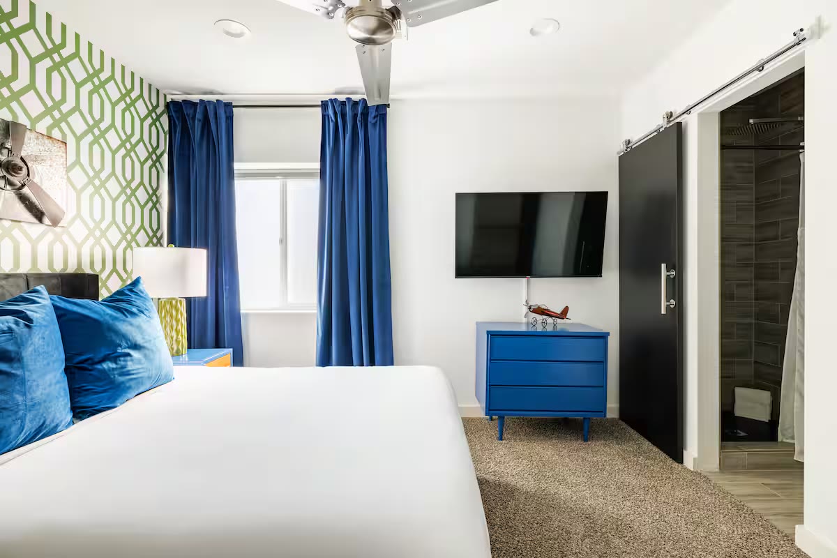 Modern All-En-Suite Home - King Bedroom Modern All-En-Suite Home king bedroom at a direct-booking vacation rental in Phoenix, Arizona