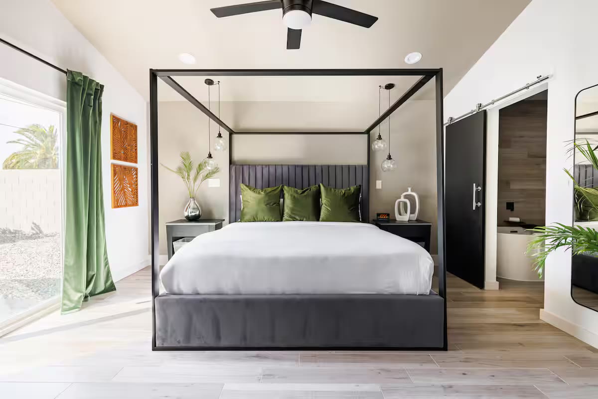 Modern All-En-Suite Home - Guest Bedroom Modern All-En-Suite Home guest bedroom at a direct-booking vacation rental in Phoenix, Arizona