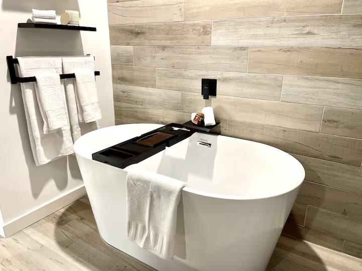 Modern All-En-Suite Home - Bathroom Vanity Modern All-En-Suite Home bathroom vanity at a direct-booking vacation rental in Phoenix, Arizona